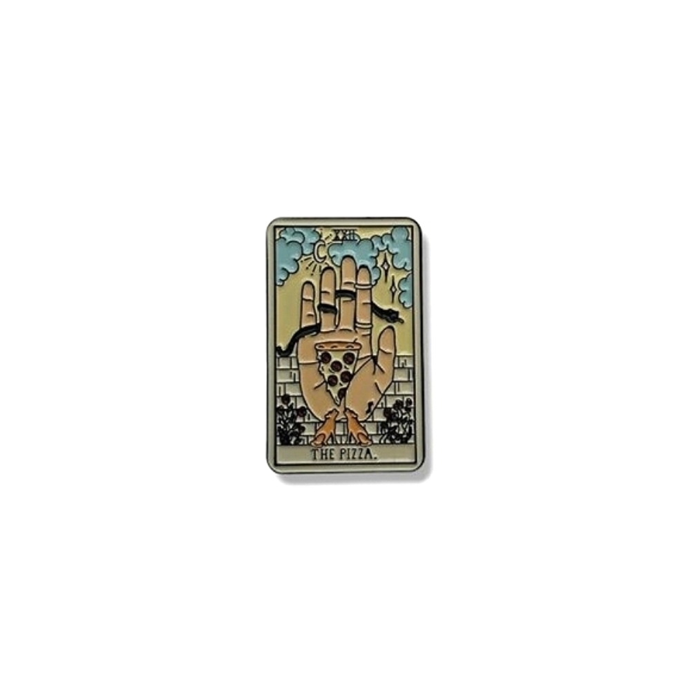 The Pizza Tarot Card Pin/Brooch